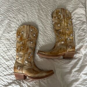 Star-Embellished Cowboy Boots